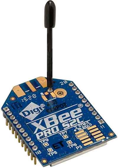 XB24CAWIT-001 - XBee, S2C, 2.4GHz, 802.15.4, Through-hole, Wire antenna