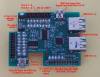 Изображение  4 USB Hub & I2C 23017x2 32 GPIO board for Raspberry Pi