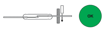  Формовка вывода геркона при полной фиксации (вариант 2)