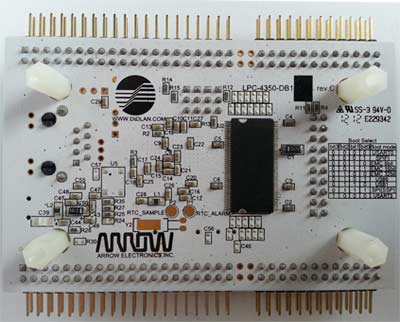 LPC4350-FET256 - первыq цифровой сигнальный Cortex-M4 микроконтроллер с Cortex-M0 сопроцессором.