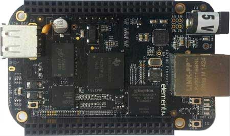 BeagleBone Black c 4 ГБ eMMC памяти.