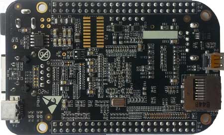 На разъем расширения функционала миникомпьютера BeagleBone-Black вынесены интерфейсы ADC, I2C, SPI, PWM и LCD.