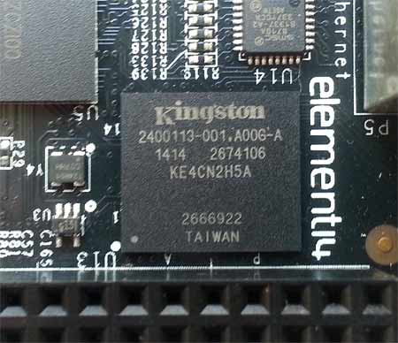 В два раза увеличен объем eMMC памяти: 4 ГБ на BeagleBone Black Rev C.