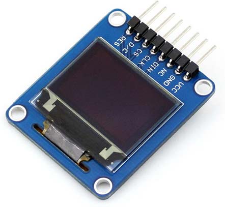 0.95inch RGB OLED [A] – RGB OLED дисплейный модуль с интерфейсом SPI