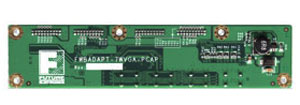 FWBADAPT-7WVGA-PCAP - плата адаптера для 7-дюймового дисплея. Вид снизу