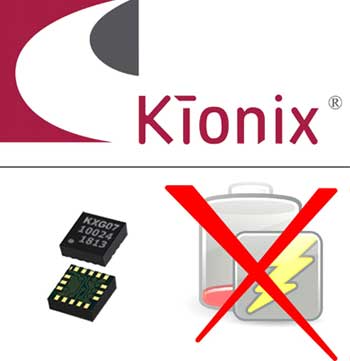 Малопотребляющие МЭМС-датчики от Kionix